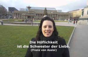 Aprendendo alemão com mensagens