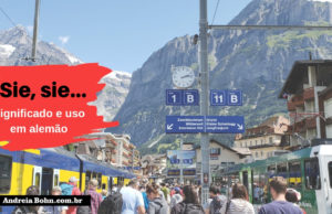O uso do pronome SIE em Alemão