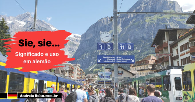 O uso do pronome SIE em Alemão