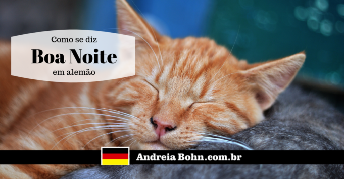 Boa Noite Em Alemão | Como Se Diz | Andreia Bohn