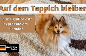 Auf dem Teppich bleiben | O que significa esta expressão em alemão?