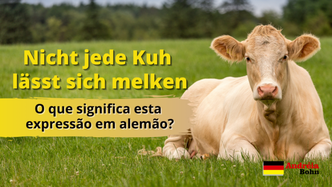 Nicht jede Kuh lässt sich melken | O que significa esta expressão em alemão?