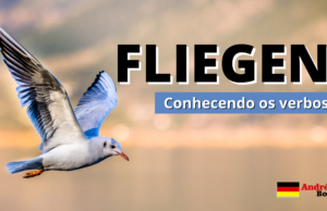 Conhecendo o verbo FLIEGEN | Frases com áudios | Andréia Bohn