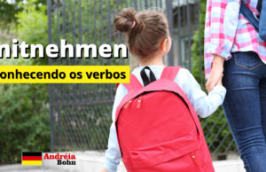 Conhecendo o verbo MITNEHMEN | Frases com áudios | Andréia Bohn
